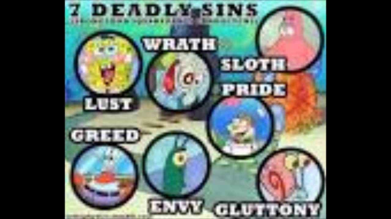 spongebob and the 7 deadly sins YouTube