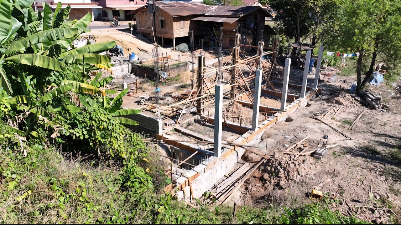 #2 라오스 처갓집공사 현장~