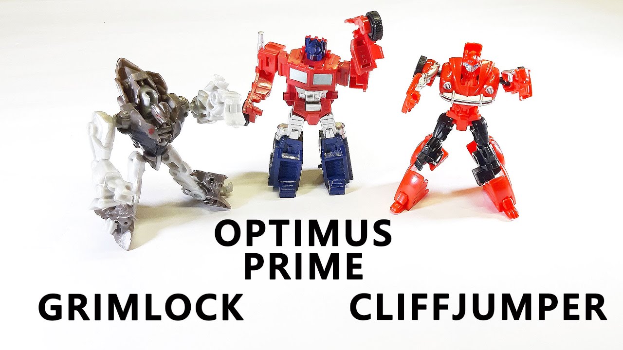Transformers Small Robot Toys Optimus Prime Grimlock Cliffjumper (Legion Class, Speed Series)