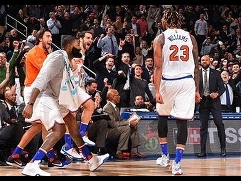 Knicks battle back to beat Jazz