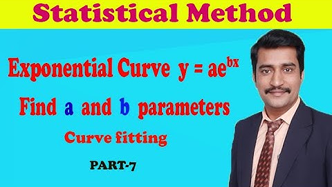 How to solve Exponential curve fitting good example(PART-7)