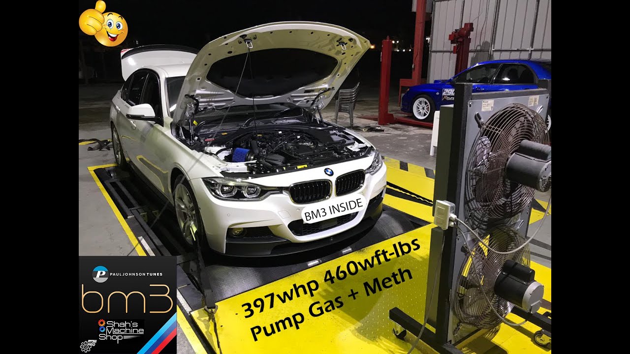 BMW F30 330e B48 Hybrid Stage 2 F80Paul Custom Tune with Meth 397whp ...
