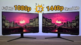 QUAIS as DIFERENÇAS entre um Monitor Full HD 1080p e um QHD 1440p?