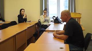 Азовский и студенты