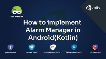 How to Implement Alarm manager | Android | Game App Studio