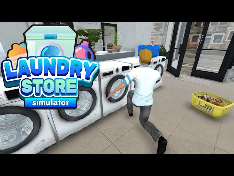 Klient potrzebuje miłości🧺 #14 | Laundry Store Simulator 🧺