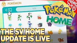 Pokemon Home is LIVE - Update for Pokemon Scarlet and Violet