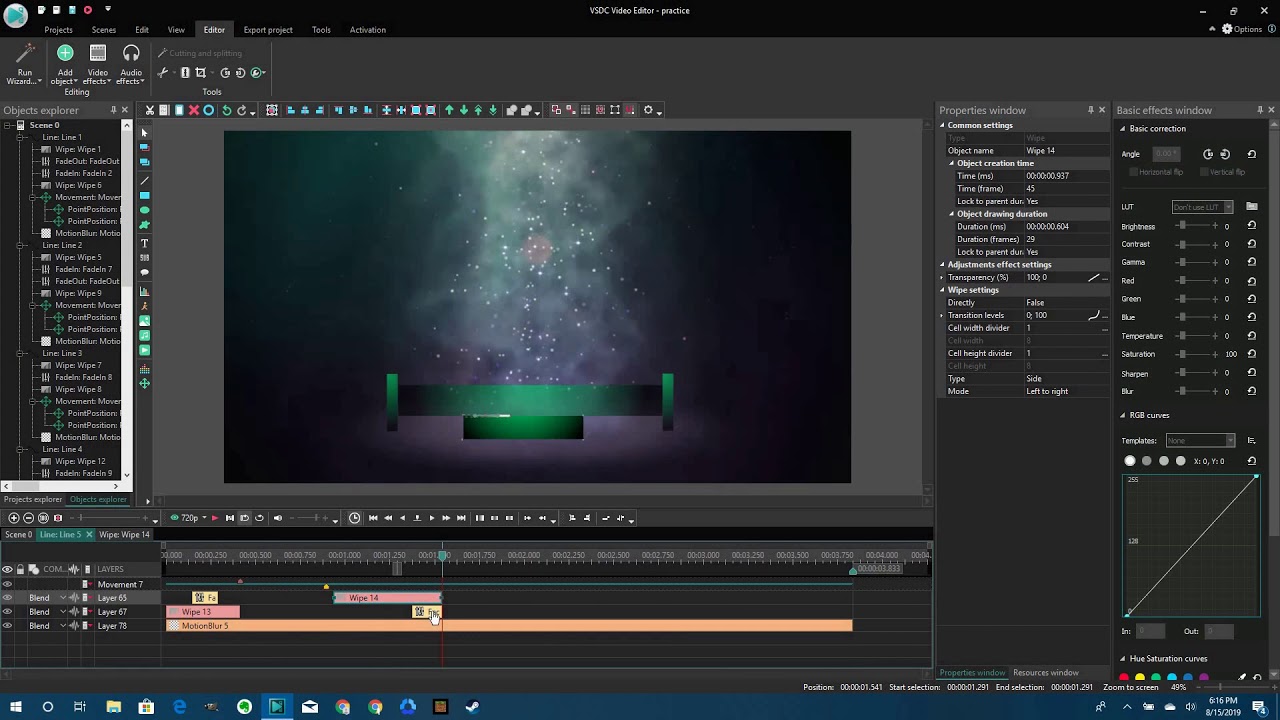 How to make simple Lower Thirds Like After Effects using VSDC