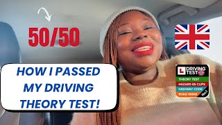 How I Passed My UK Theory Driving Test with 50/50 on the First Attempt! Study Tips & Resources