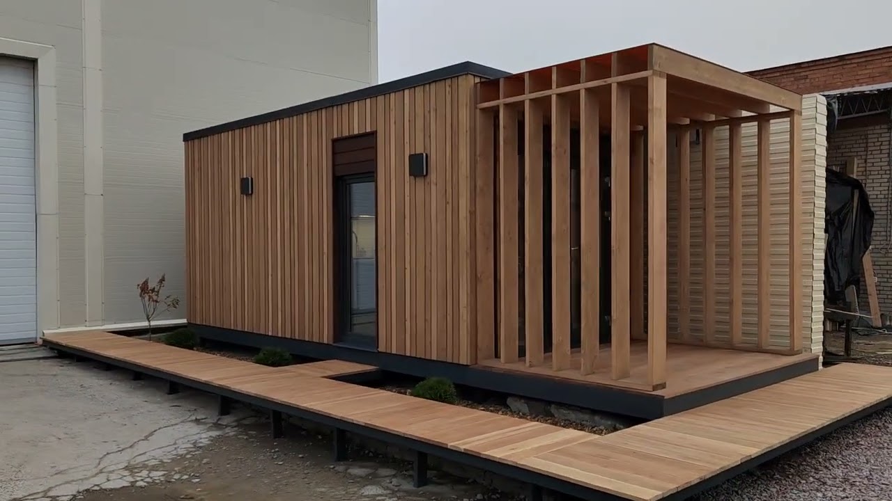 Тихорецка модульный дом сауна