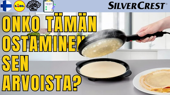 KEITTOLEVY PANNUKAKKUJA  SilverCrest SCMT 600 A1  SUOMI FINLAND LIDL