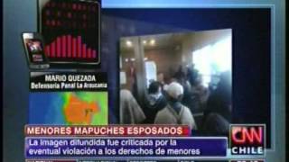 CNN: Entrevista Jefe de Estudios Defensoría Regional, La Araucanía, caso menores mapuches esposados