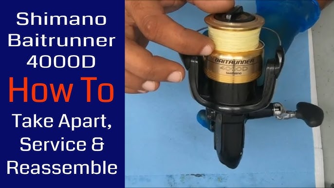 Shimano Sedona 1000 FA spin fishing reel how to take apart and
