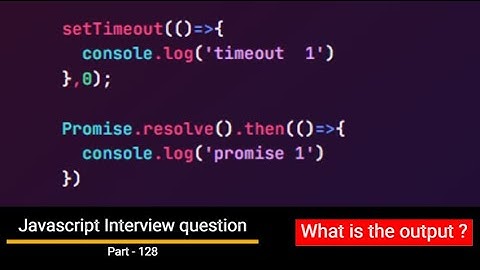 Javascript output based Interview question - Part 128  #coding #javascriptinterview