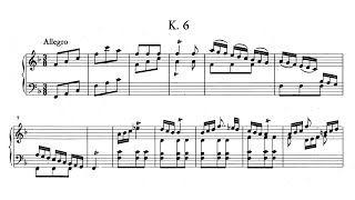 Scarlatti: Keyboard Sonata in F major, K.6 - YouTube