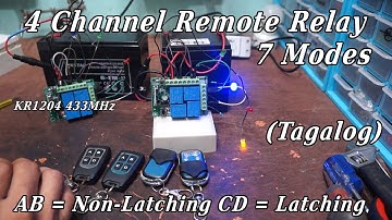 12v Remote Relay 7 Modes (Tagalog)