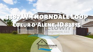 3387 W Thorndale Loop: 4B2B Home with Attached 2 Car Garage Available in Coeur d'Alene!
