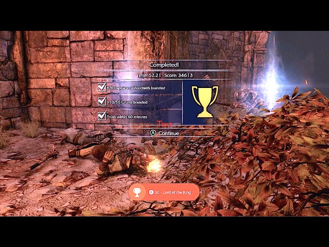 Shadow of Mordor: "Lord of the Ring" Achievement - YouTube