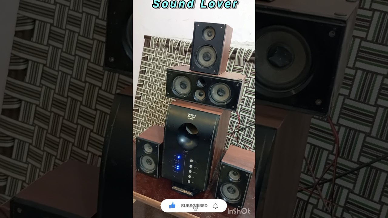 5.1 Home Theater Sound Testing || Intex It - 4800 Home Theater || 