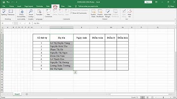 Hướng dẫn đặt mật khẩu cho một cột dữ liệu trong Excel