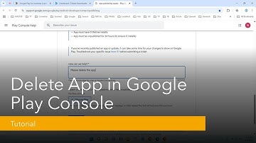 How to Delete App in Google Play Console