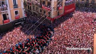 Los gaiteros de Pamplona en el chupinazo de 2019