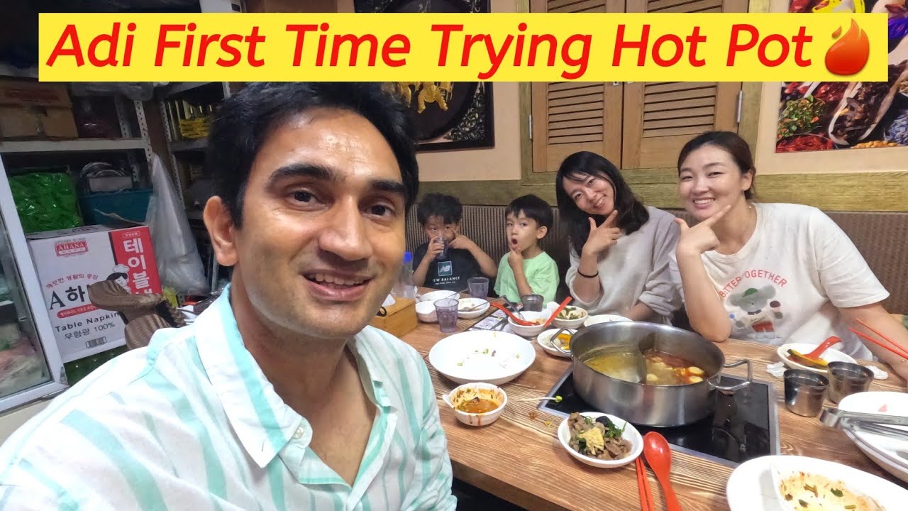 First Time Trying Hot Pot With Adi Chinese Hot Pot 🔥 YouTube