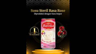 Baroka Sterile Milk  Rose Flavor  Indonesian Version sedap cake