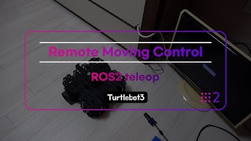 [Turtlebot3] Remote Moving Control: ROS2 Teleop