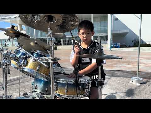 はるとくん（小5）スペシャルズ／king gnu  be＋ingストリートドラムin高砂中央公園