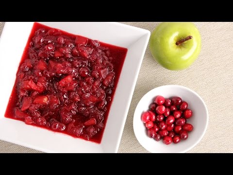 Cranberry & Apple Sauce Recipe - Laura Vitale - Laura in the Kitchen Episode 1002