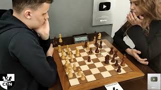 A. Golnev (1462) vs M. Arzhanova (1498). Chess Fight Night. CFN. Rapid