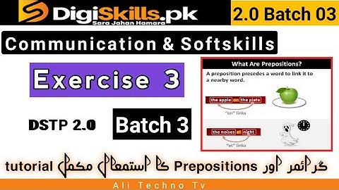 Communication and soft skills Exercise 3 Batch 3 | dstp 2.0 communication and soft skills exercise 3