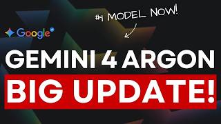 Gemini 4 Argon, Google's STRONGEST Model Is Here, This Changes Everything...