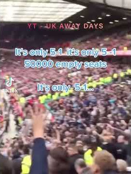 “THE CITY IS OURS” - Man City Fans Take Over Old Trafford And Mock The Red Devil’s
