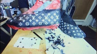 8045) HOW TO: CUSTOM CLEATS, LV SUPREME BAPE