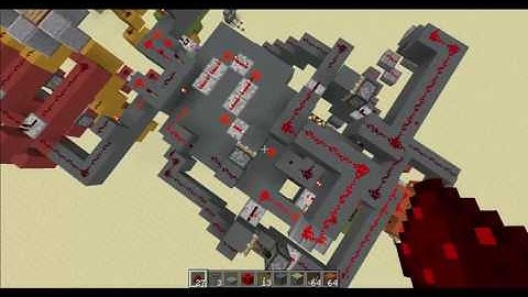 Minecraft Redstone Timelapse | capture point PART 2 |