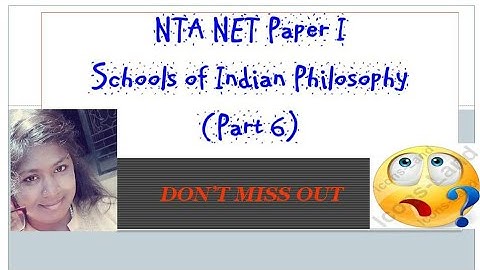 Pramanas- Pratyaksha, Anumana, Upamana, Arthapatti, Anupalabdhi, Sabda (6 Indian logic nta net 2019)