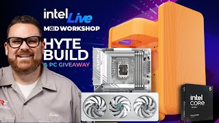 Hyte X50 Astral Orange Gaming PC Setup (CU5 245K / 5060)