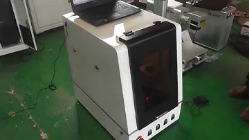 Newest Enclosed mini fiber laser marking machine