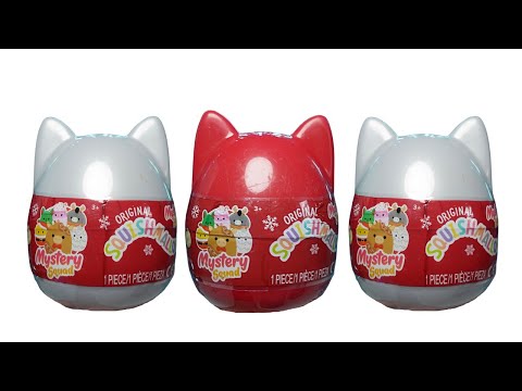 Squishmallows Mystery Squad Holiday Mystery Capsules Unboxing Review