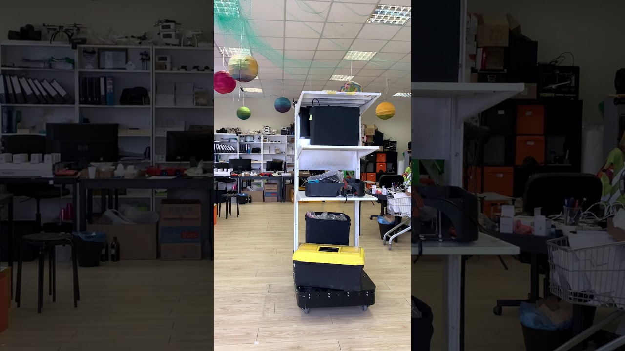 Autonomous Delivery Robot v100 Demo | Marvelmind