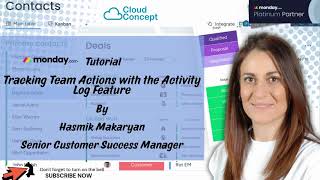 Tracking Team Actions with the Activity Log | @mondaydotcom  Tutorial by @cloudconceptofficial