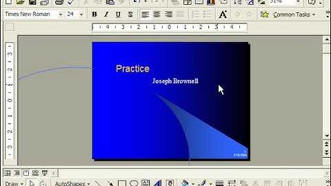 PowerPoint 2003 Tutorial Title Master 2000 & 97 Microsoft Training Lesson 24.2