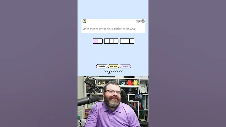 Minute Cryptic Jan 6th, 2025 #wordgames #crypticcrossword #crossword