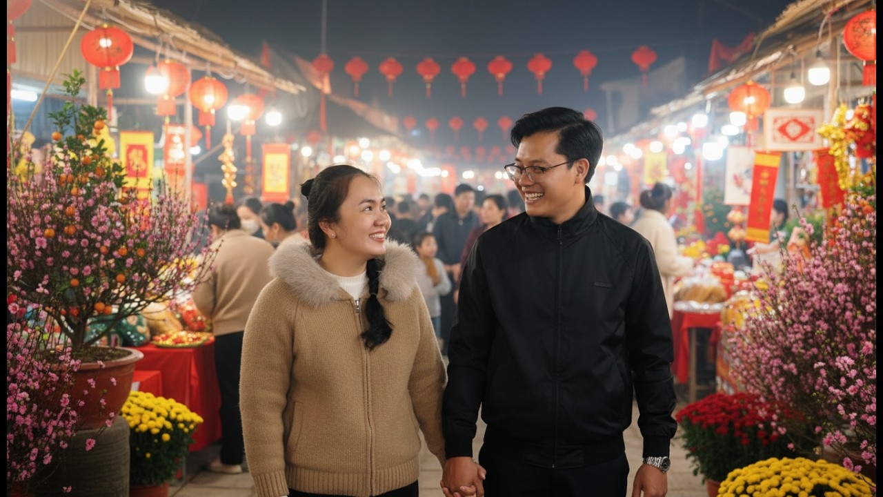 Ly Tu Tien & Jack at the Tet Market | Vietnamese Lunar New Year 2026 Family Moments