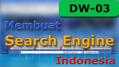 Dreamweaver Tutorial - Membuat Search Engine - 03 - For Loop
