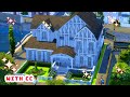 Sims 4 Build | Building a Morden day Tudor House | CC | Speed Build