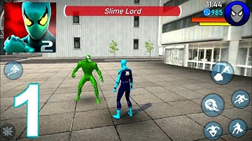 Power Spider Hero 2 & Ironman Sim 3D - Superhero Parody Walkthrough Part 1 - Android Gameplay 2021