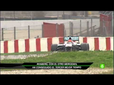 Test Montmel F Alonso y presentacion HRT mf1